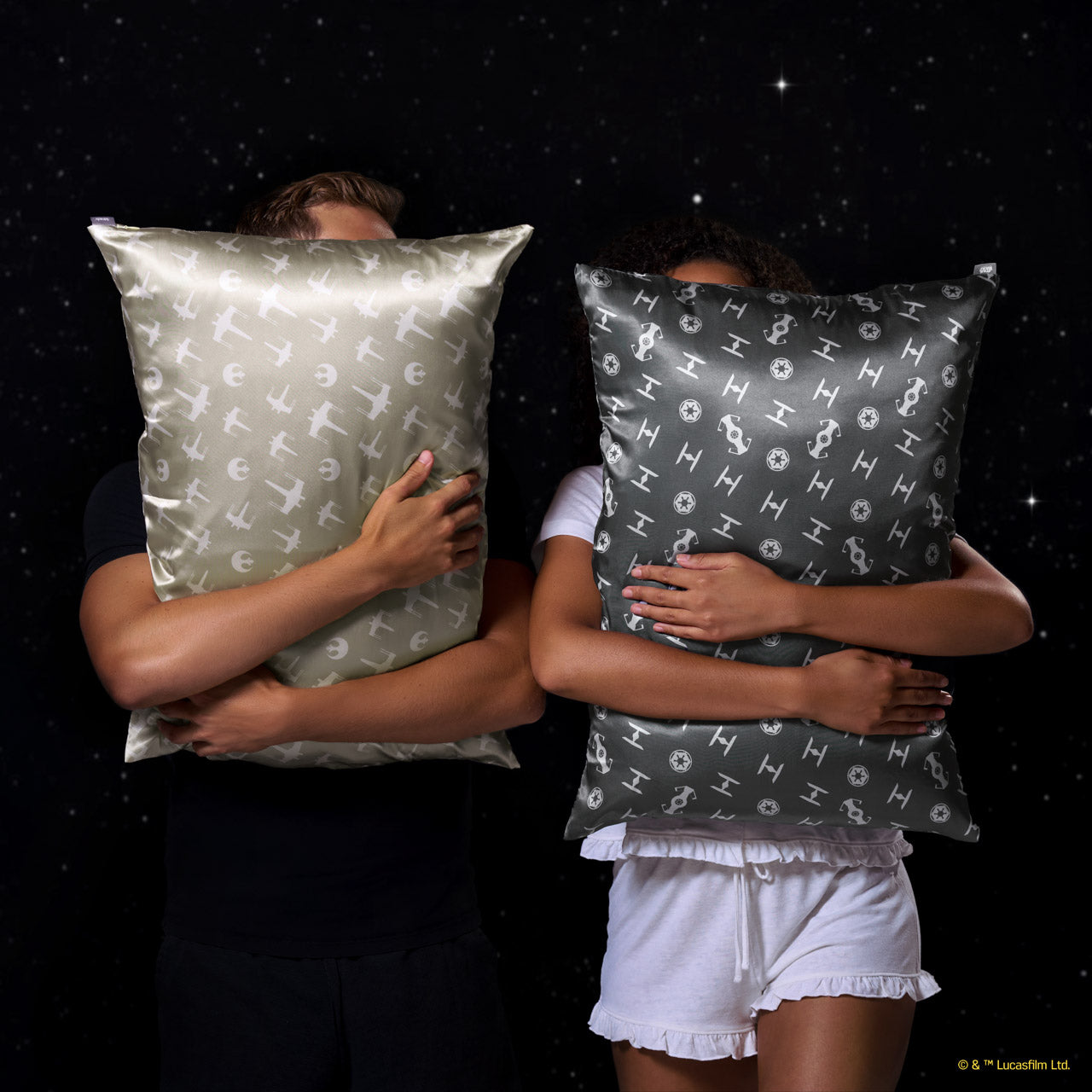 Star Wars™ & Kitsch Funda de almohada de satén de la Alianza Rebelde - King