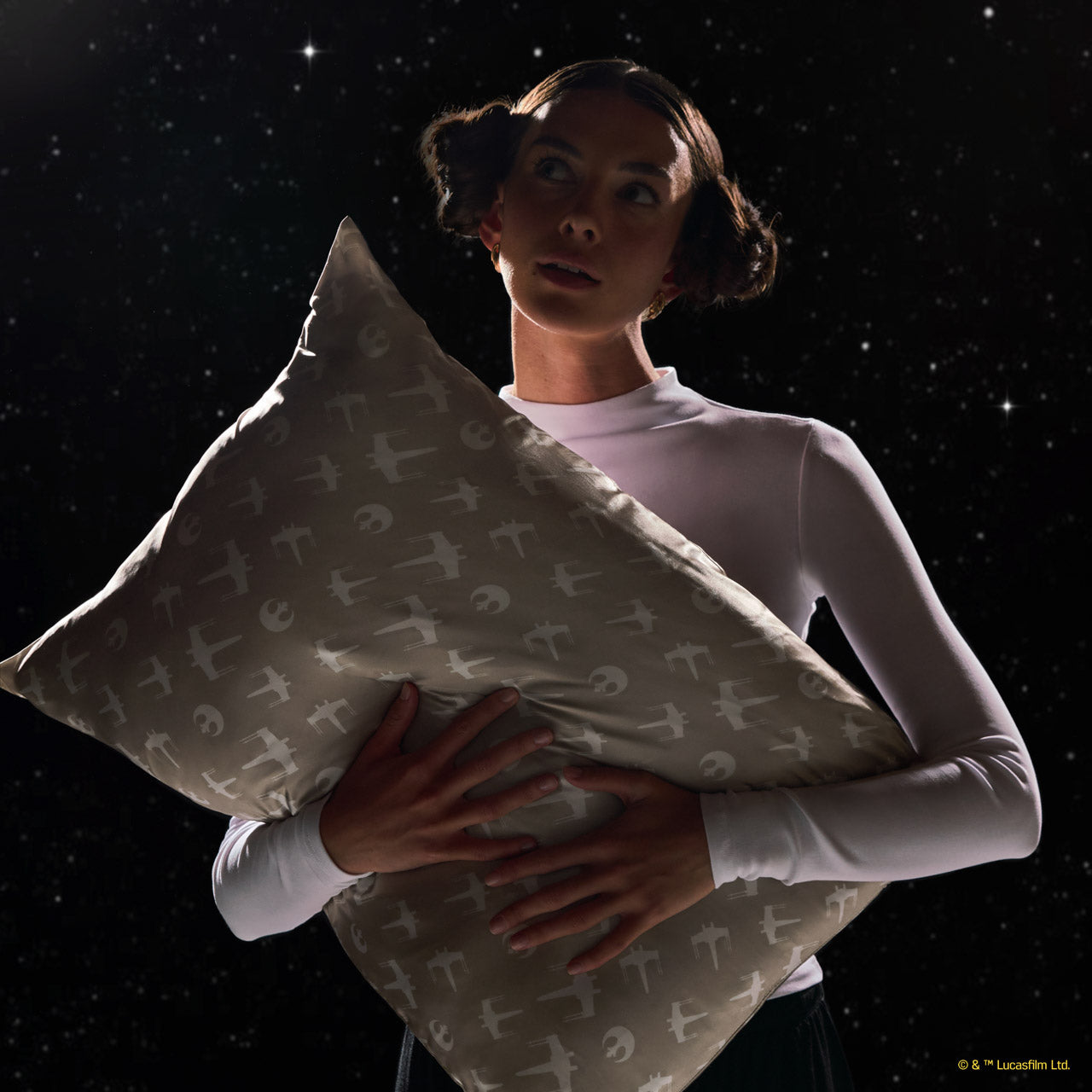 Star Wars™ & Kitsch Funda de almohada de satén Alianza Rebelde