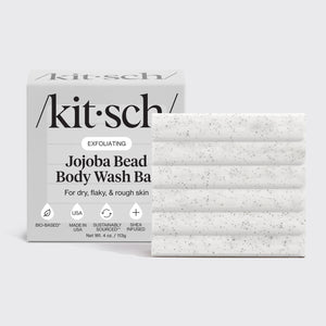Barre de lavage corporel exfoliant aux perles de jojoba