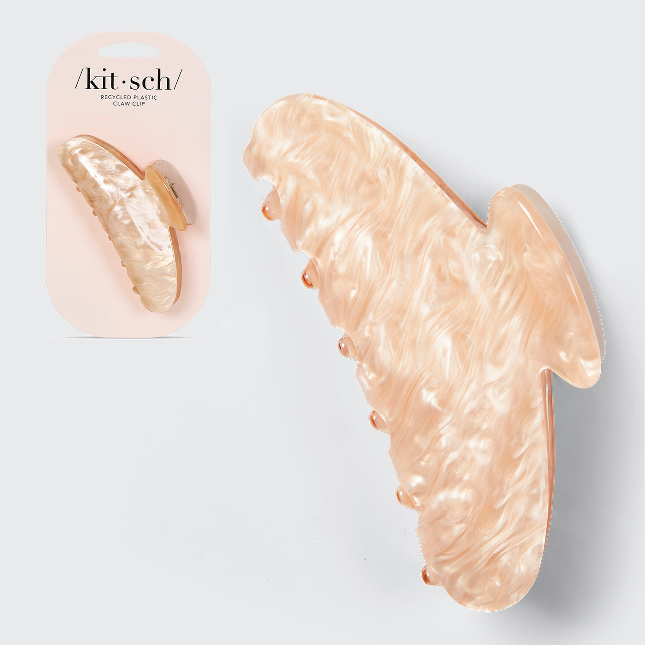 Blonde Marmor-Haarklammer