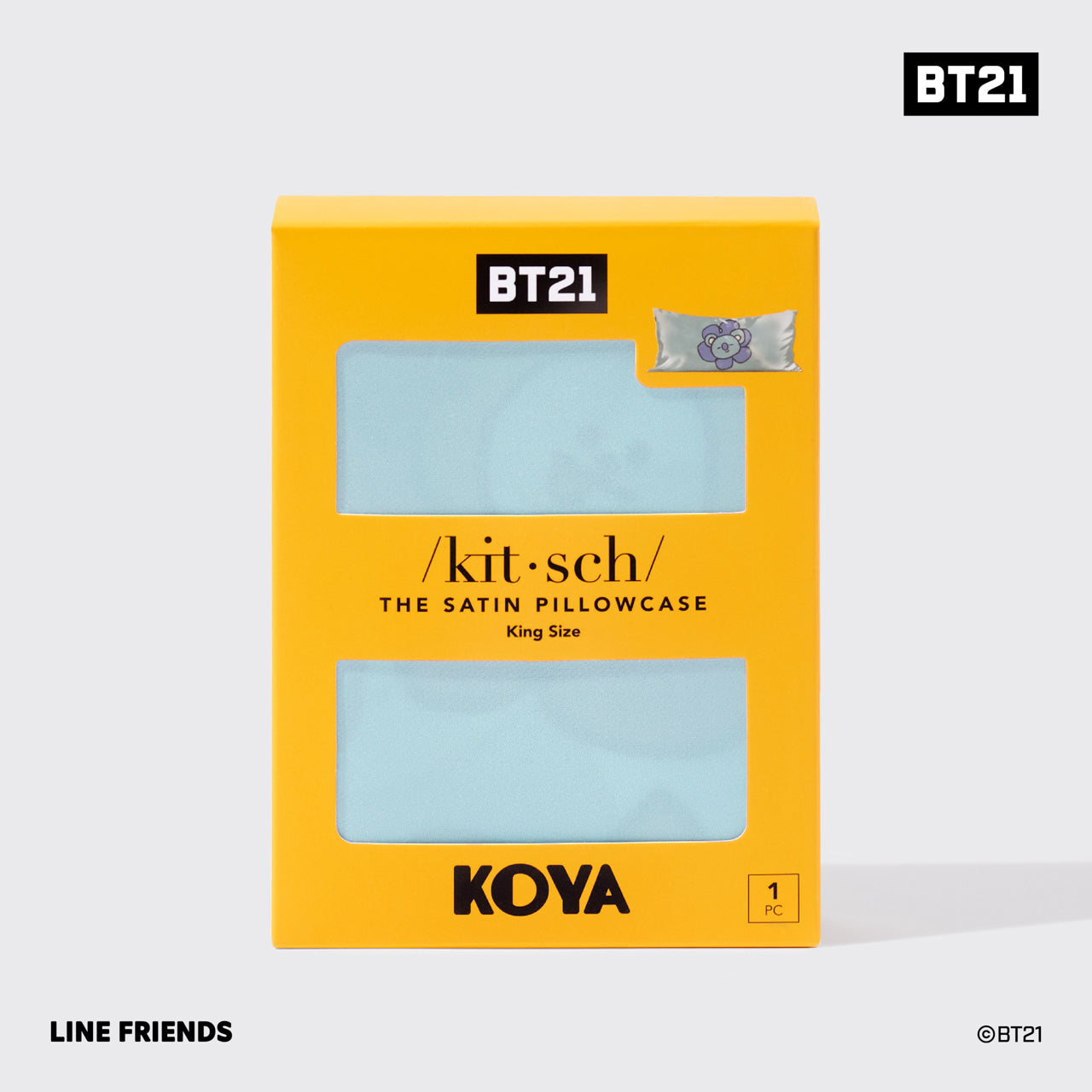 BT21 x Kitsch federa in raso KOYA - King