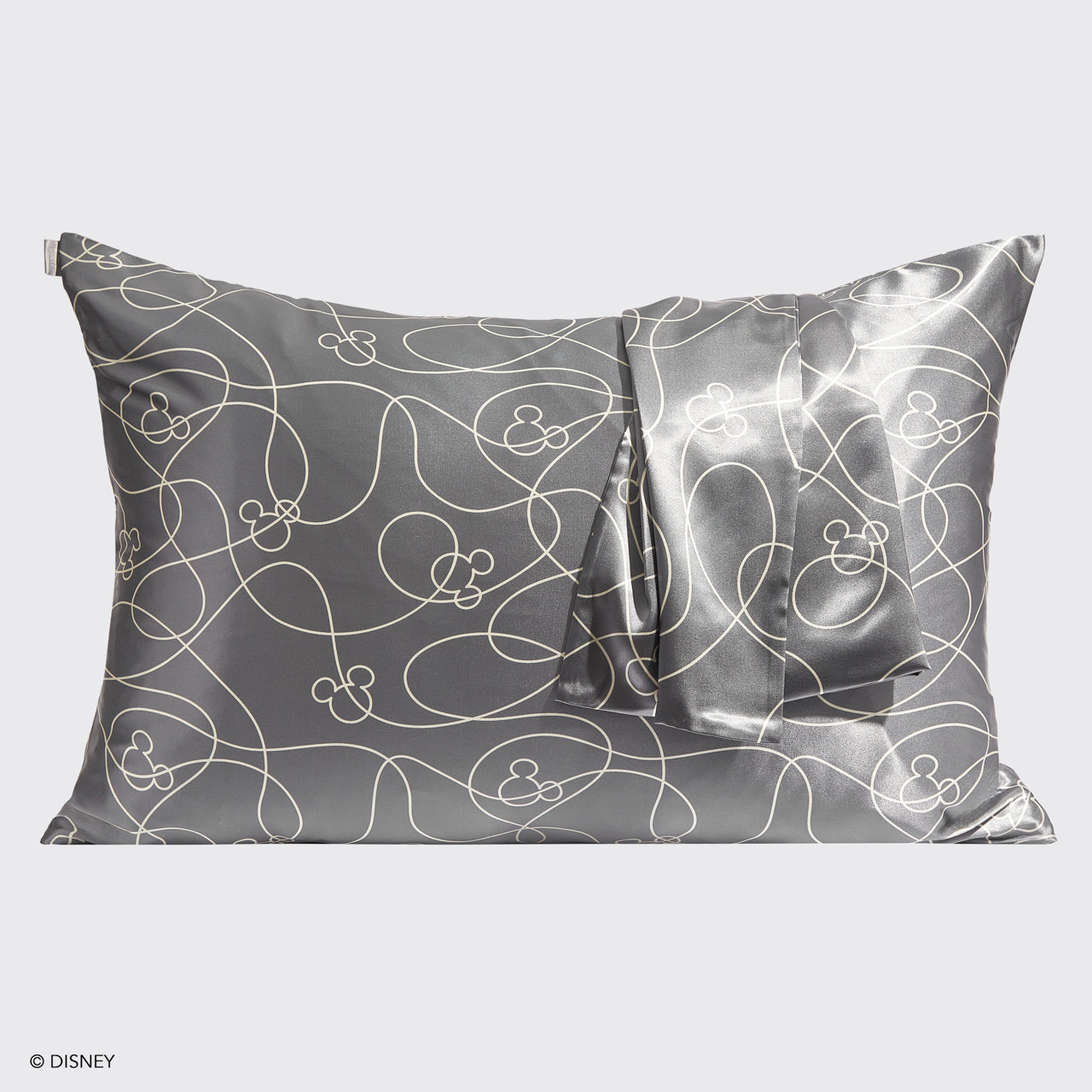 Kitsch x Mickey et Minnie Taie d'oreiller en satin labyrinthe Mickey