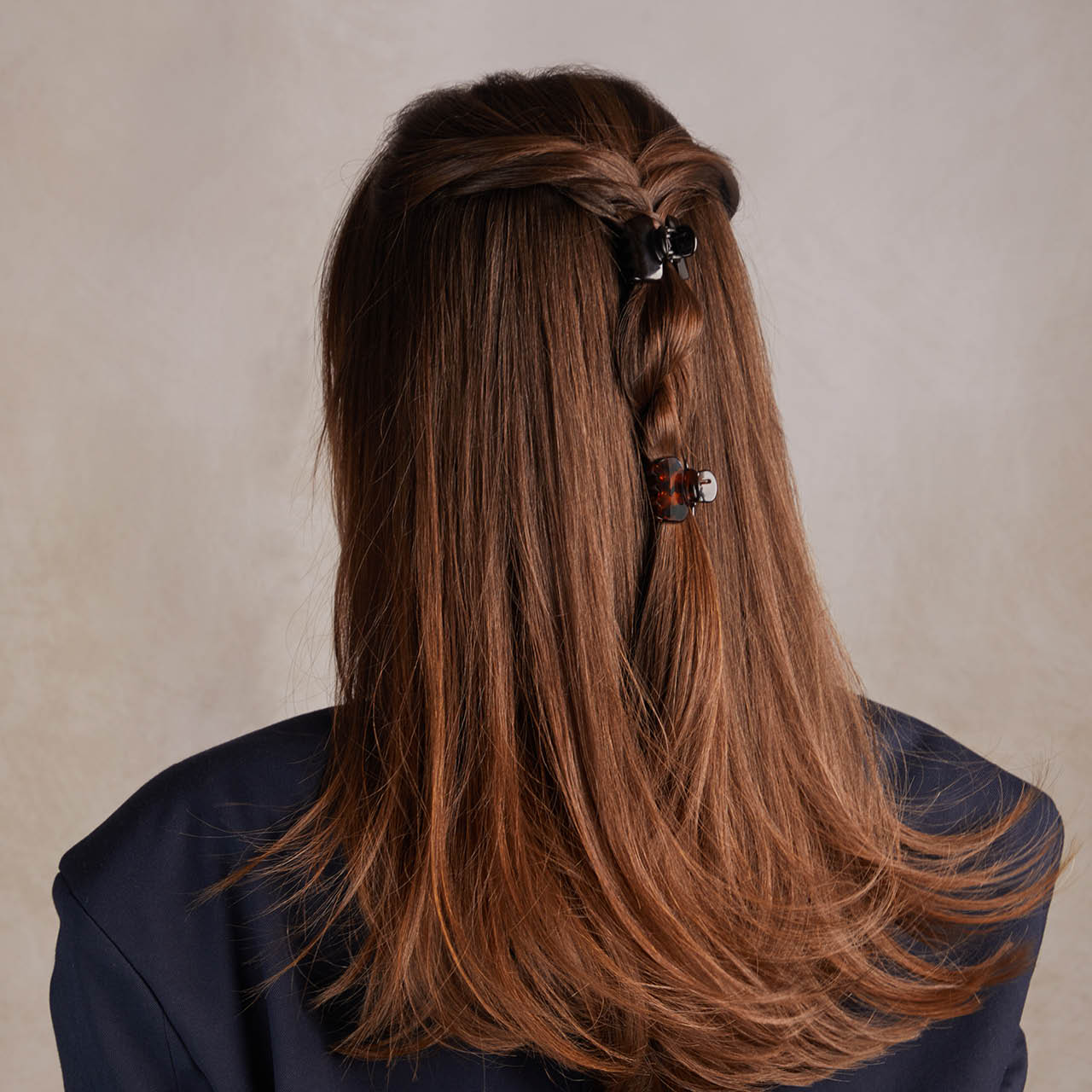 Schwarz- und Schildpattfarbene Wolkenklammer-Clips, 6er-Set – Mini