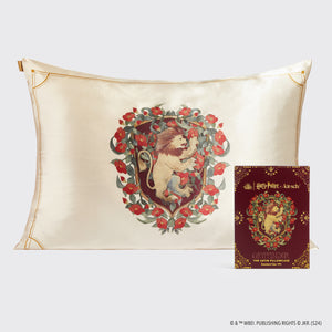 Kitsch x Harry Potter Satin-Kissenbezug Gryffindor