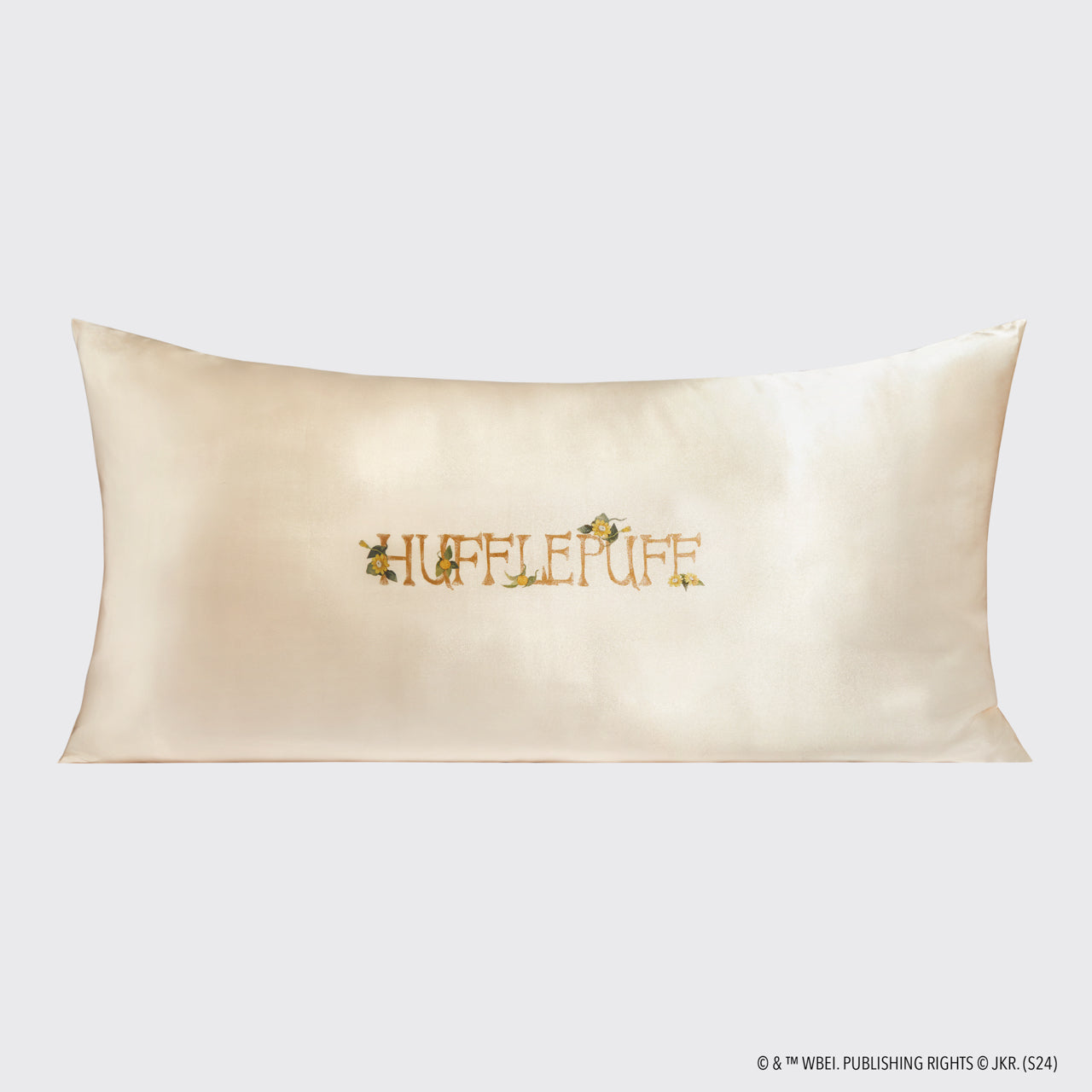 Kitsch x Harry Potter Satin-Kissenbezug Hufflepuff - King