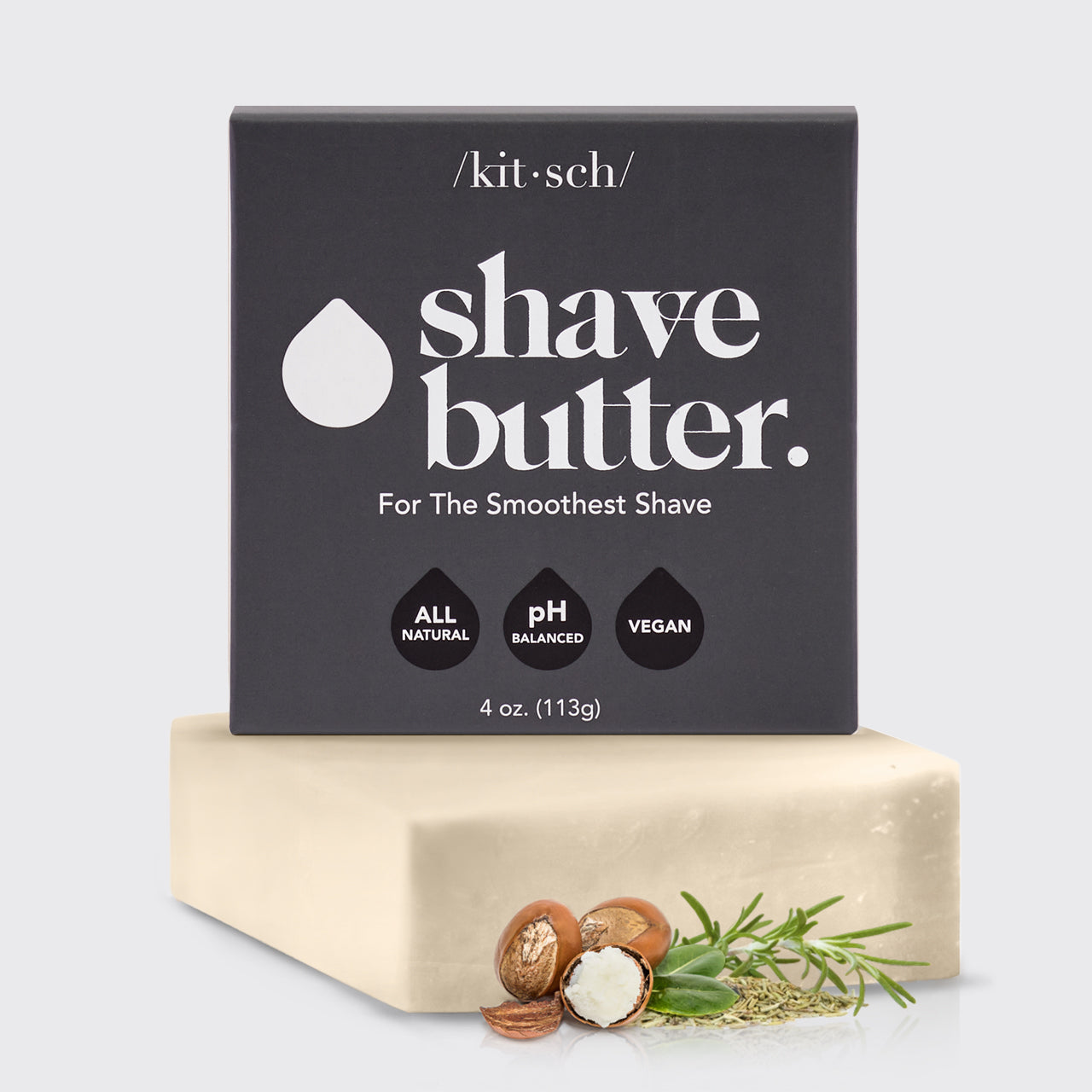 Rasierbutter in der schwarze Box
