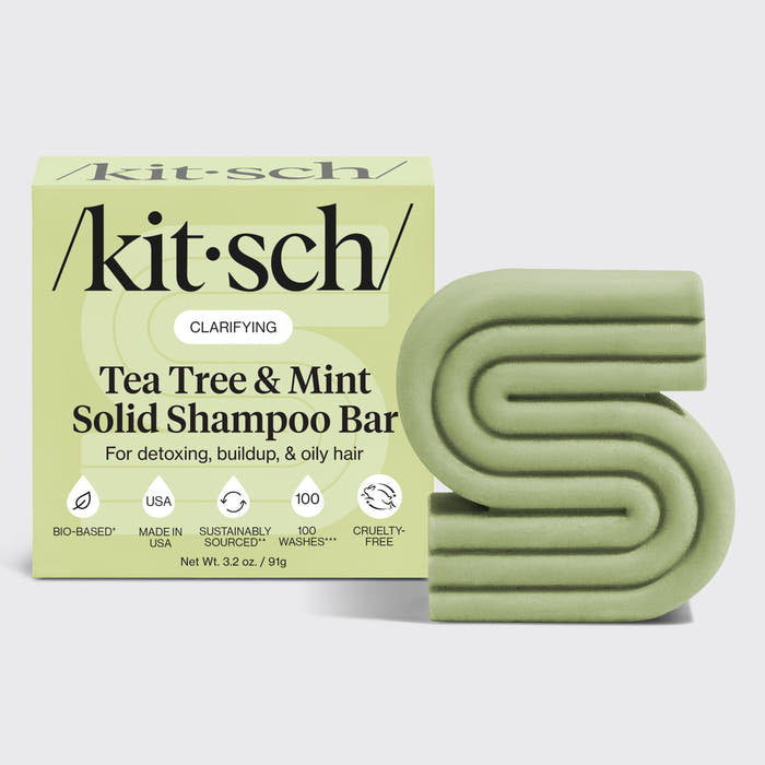 Tea Tree and Mint Clarifying Shampoo Bar for Oily Scalp