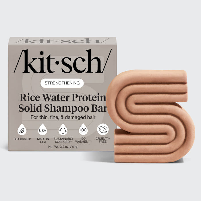 Rice Water Shampoo Bar for Sustainable Low-Waste Hair Routine