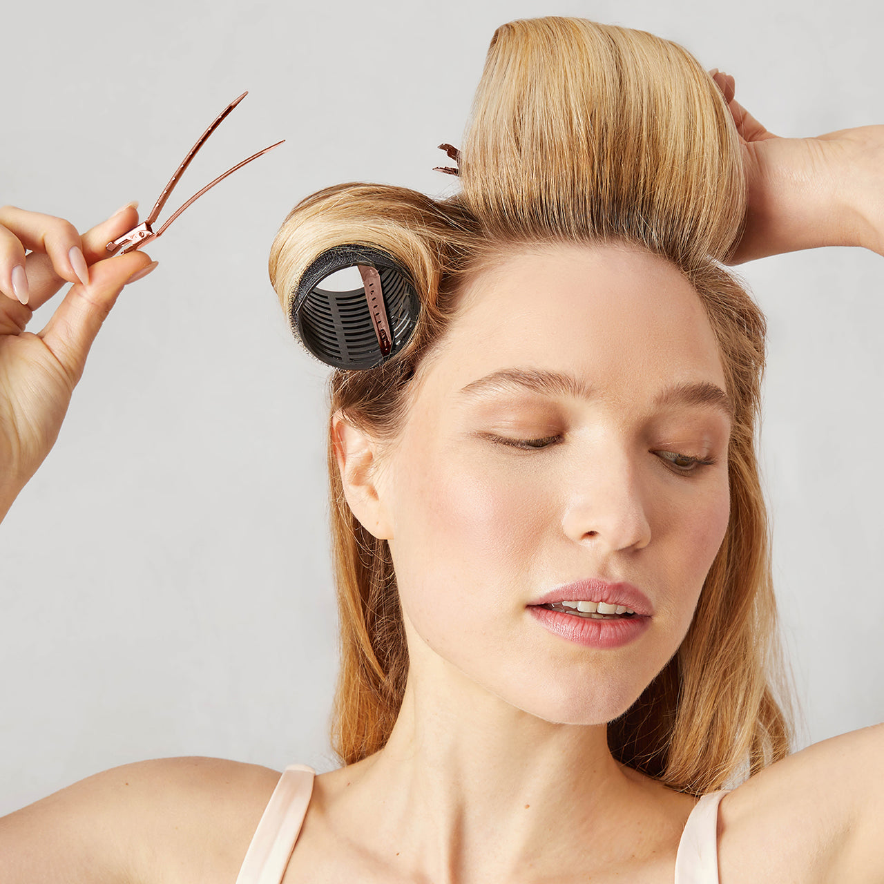 Hair Rollers + Styling Hair Clips Bundle