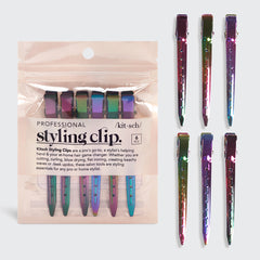 Styling-Haarspangen, 6 Stück – Irisierend