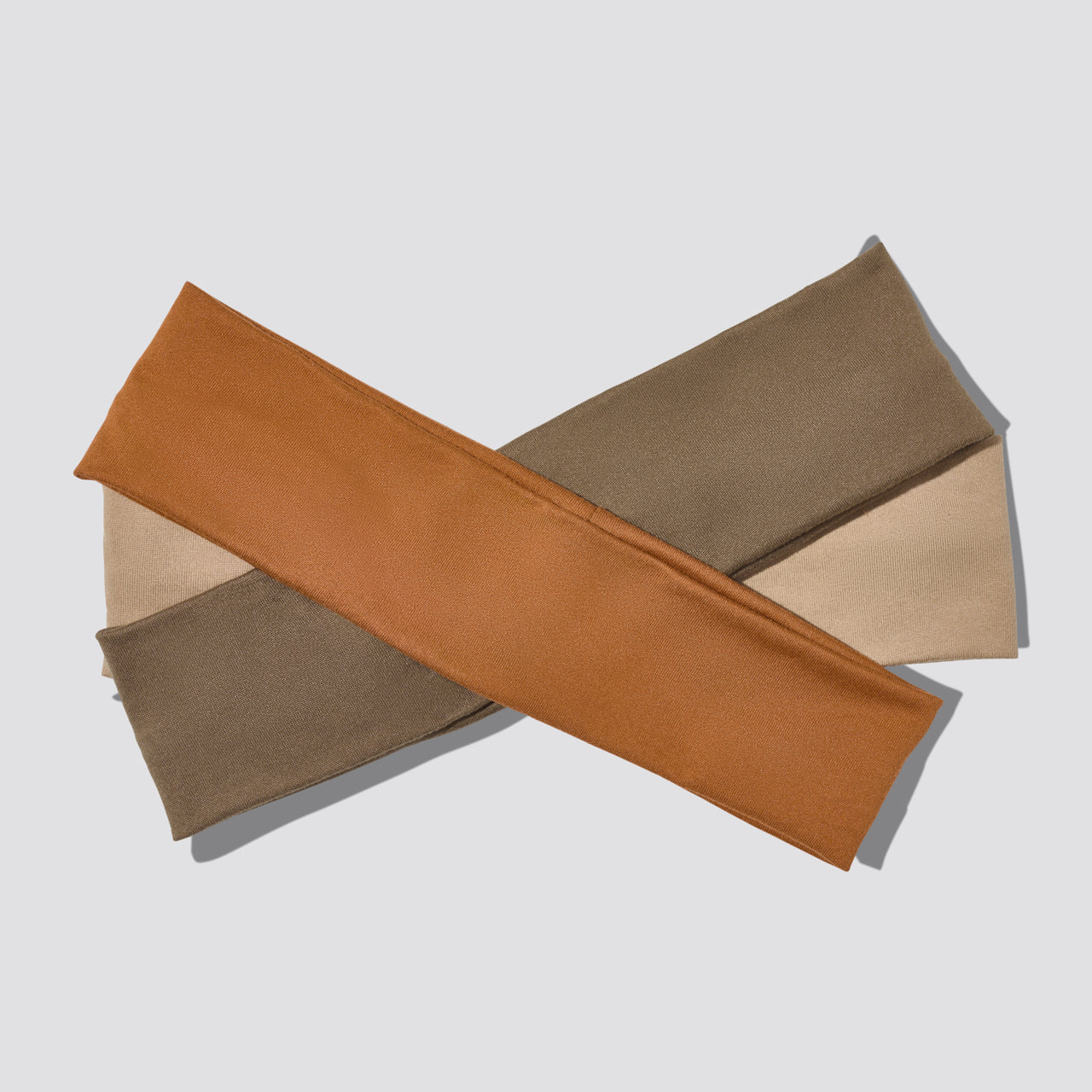 KITSCH Sedona Active Headbands 3pc Set — alternate product shot in warm sedona-inspired hues — soft, stretchy design keeps hair in place without slipping