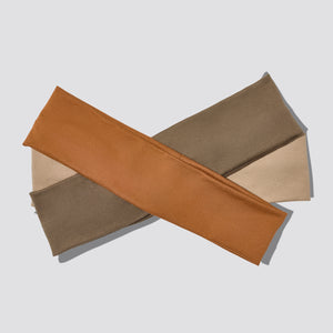 KITSCH Sedona Active Headbands 3pc Set — alternate product shot in warm sedona-inspired hues — soft, stretchy design keeps hair in place without slipping