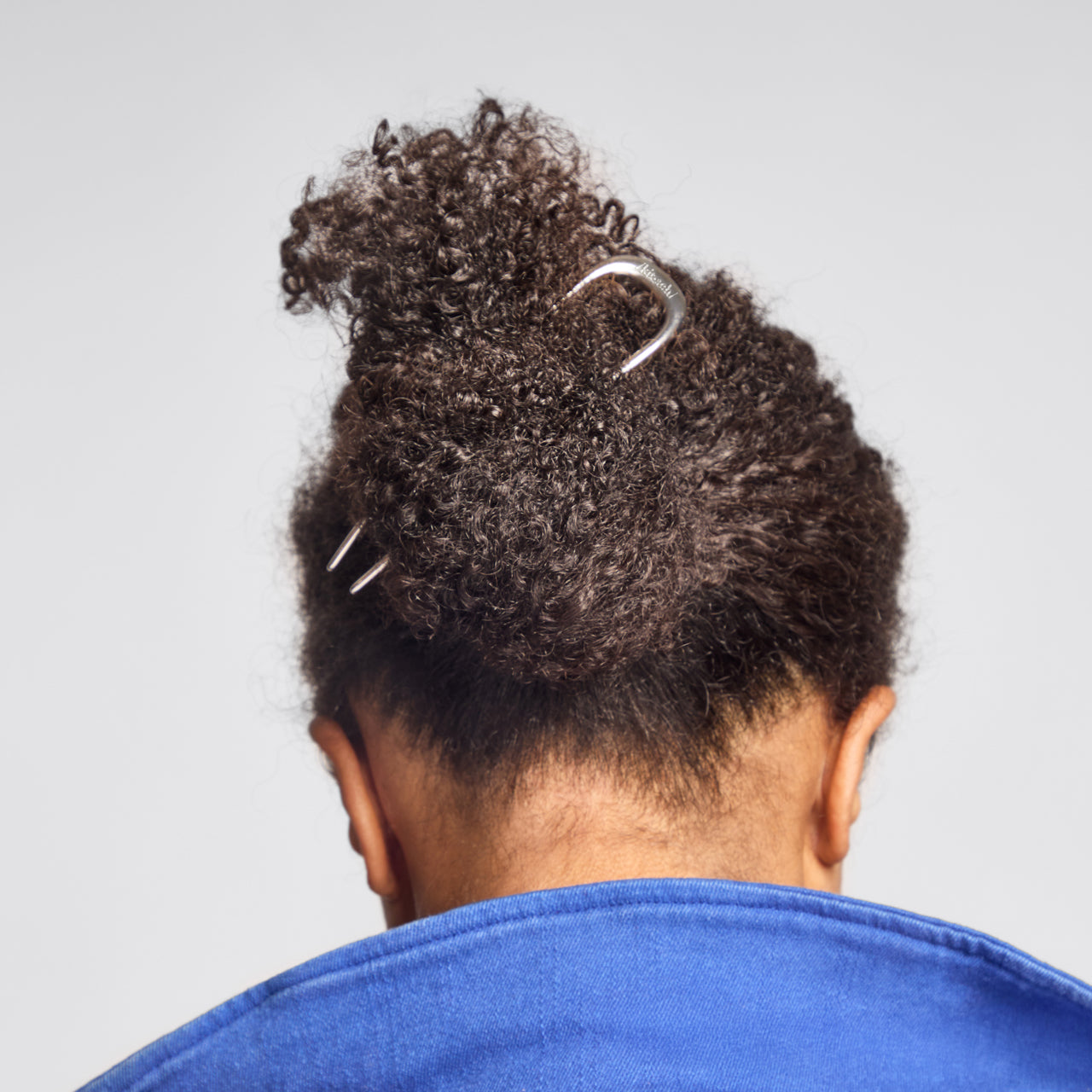 Silberne französische Haarnadel