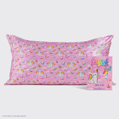 Lisa Frank x Kitsch funda de almohada de satén de Angel Kitty™ - King