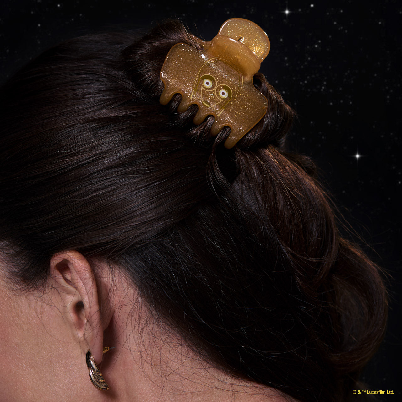 Star Wars™ & Kitsch Clip glitterata Nuvola in C-3PO