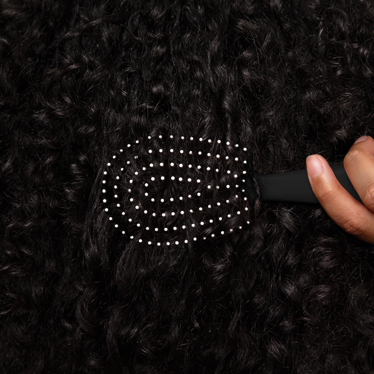 Black Detangling Flexi Brush - Mini