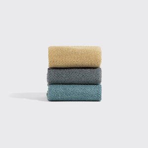 African Net Sponge - Aqua Grey