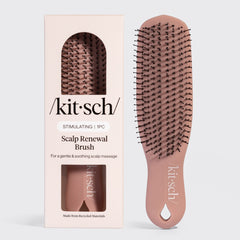 Brosse régénérante pour le cuir chevelu terracotta