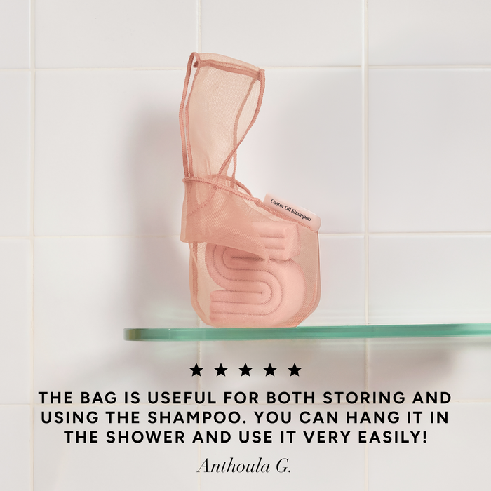 Castor Oil Shampoo Bar Saver Bag