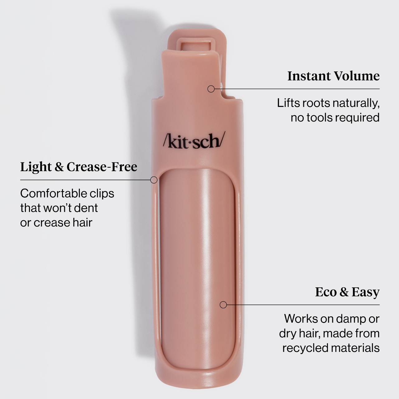 Hair Volumizing Clips in Terracotta