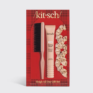 KITSCH Sleigh All Day 5pc Gift Set — front of package shot — limited-edition gift-ready holiday set — ready to gift this season