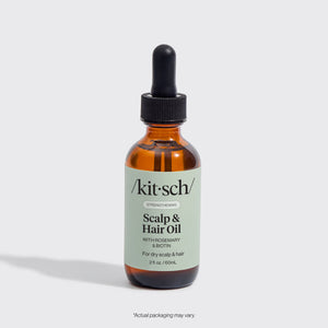 KITSCH Strengthening Scalp and Hair Oil with Rosemary and Biotin bottle