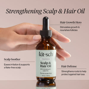 Strengthening Rosemary & Biotin Scalp & Hair Oil - 0.34fl oz./10mL