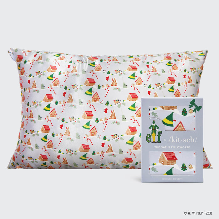 Federa in raso elfo x Kitsch - Periwinkle Christmas