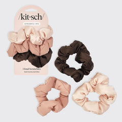 Conjunto de 3 unidades de elásticos de tecido reciclado Cloud Scrunchies - Rosewood