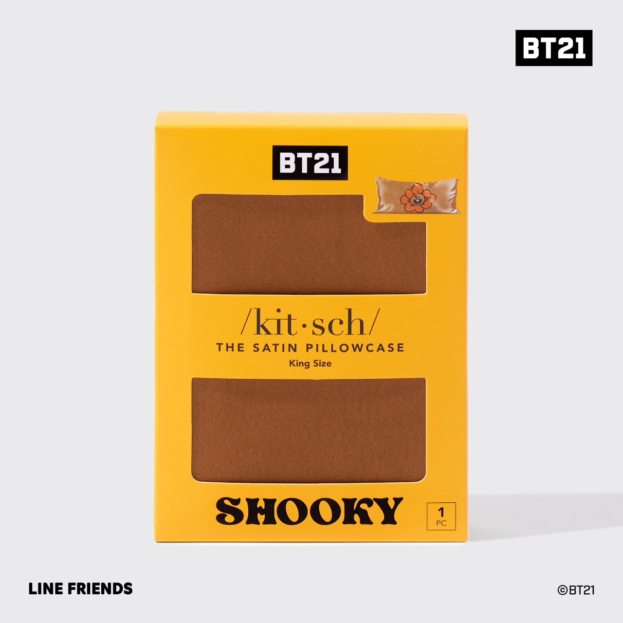 BT21 x Kitsch Kopfkissenbezug - SHOOKY | King