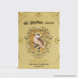 Harry Potter x Kitsch Federa di raso - Tassorosso