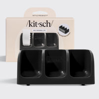 Porte-savon autovidant - Noir