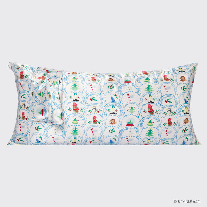 Elf x Kitsch Funda de almohada de satén - Polo Norte