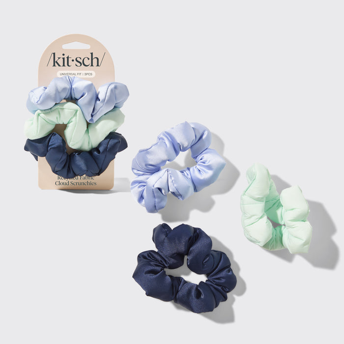 Conjunto de 3 peças de scrunchies em nuvem - Garden Bouquet