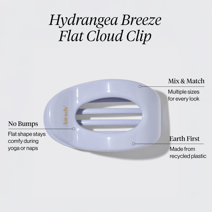 Flacher Wolkenclip - Hortensienbrise | Medium
