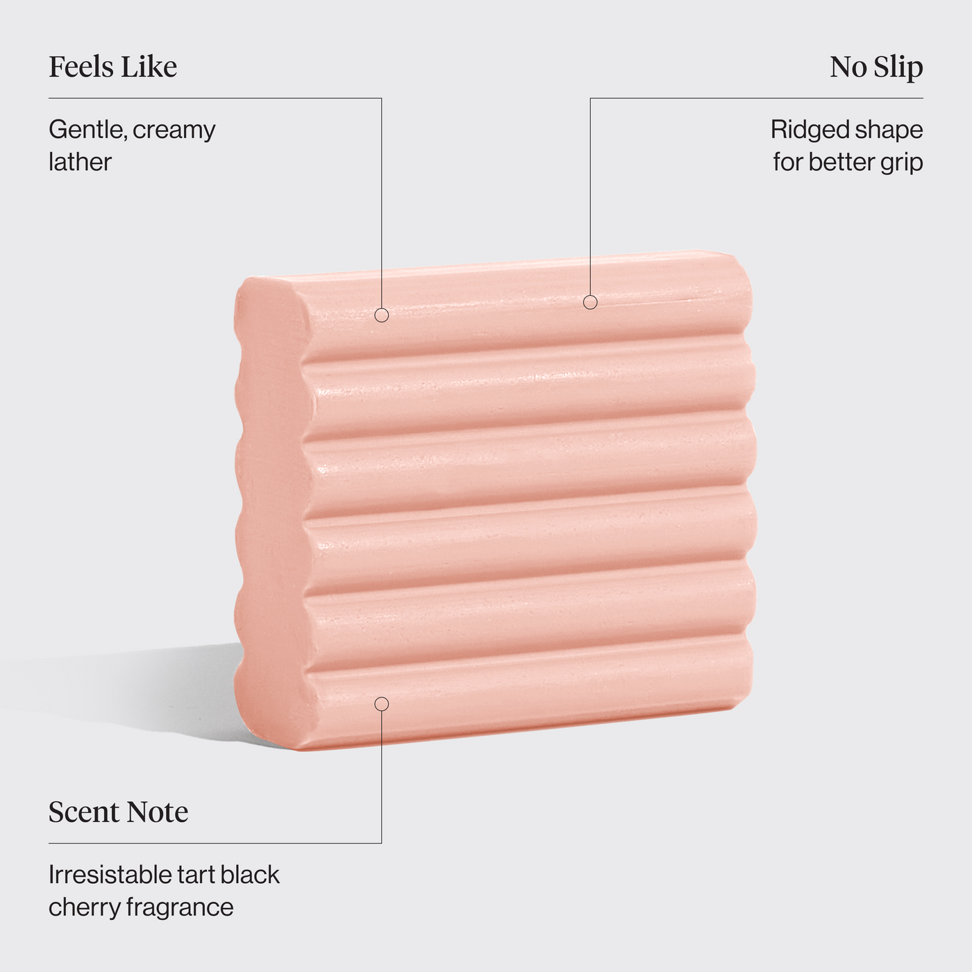 Gel solido per il corpo alla ciliegia dolce