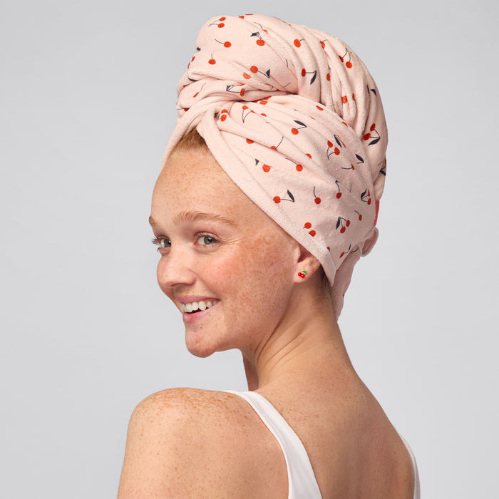 Haartuch Wrap XL - Kirsche