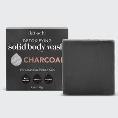 Gel corporal desintoxicante de carbón vegetal