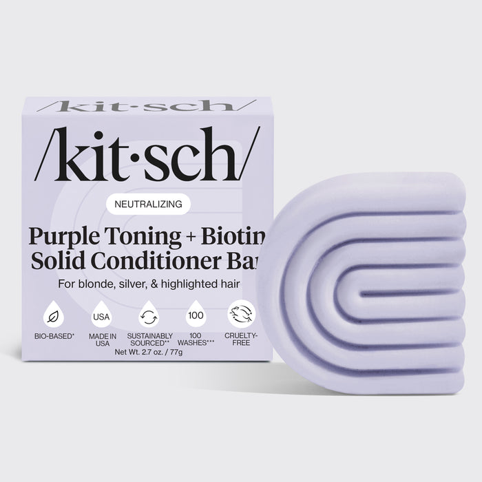 Purple Toning Conditioner Bar for Color-Treated & Grey Hair