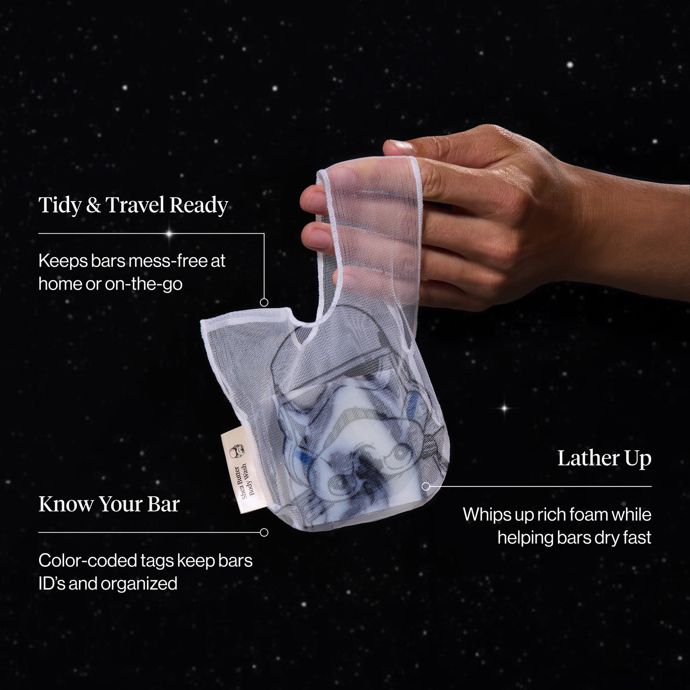 Star Wars™ & Kitsch Sacchettino porta sapone - Stormtrooper