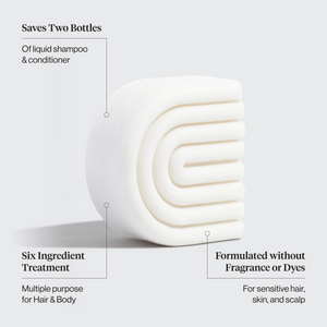 Ultra gevoelige vaste conditioner en scheerstaaf 